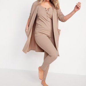 Old Navy Maternity 3-Piece Rib-Knit Lounge Set Size Large